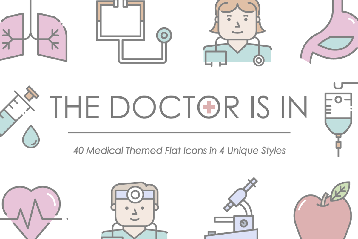 The Doctor Is In - Medical Icon Set, an Outline Icon by Linseed Studio (Photo 1 of 4)