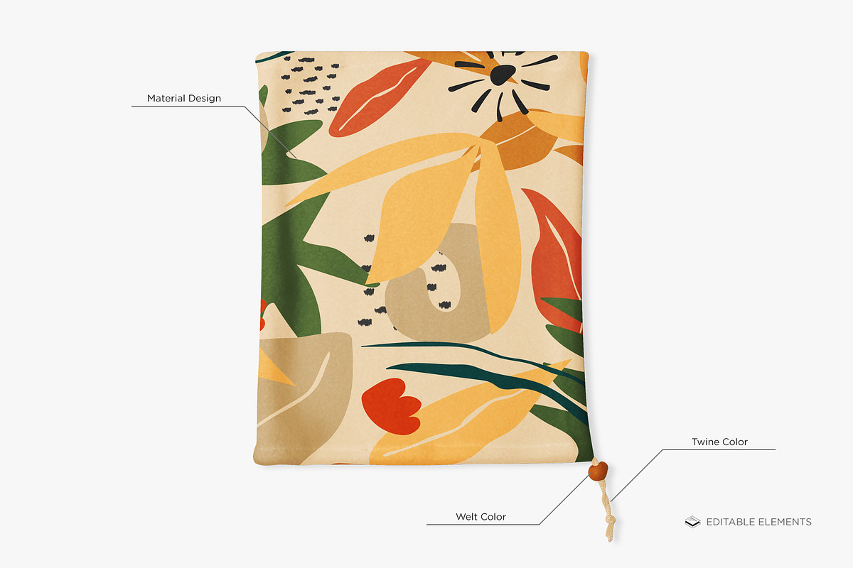 Neck Gaiter Mock-up, an Apparel Mockup by Branda Keeps (Photo 4 of 16)