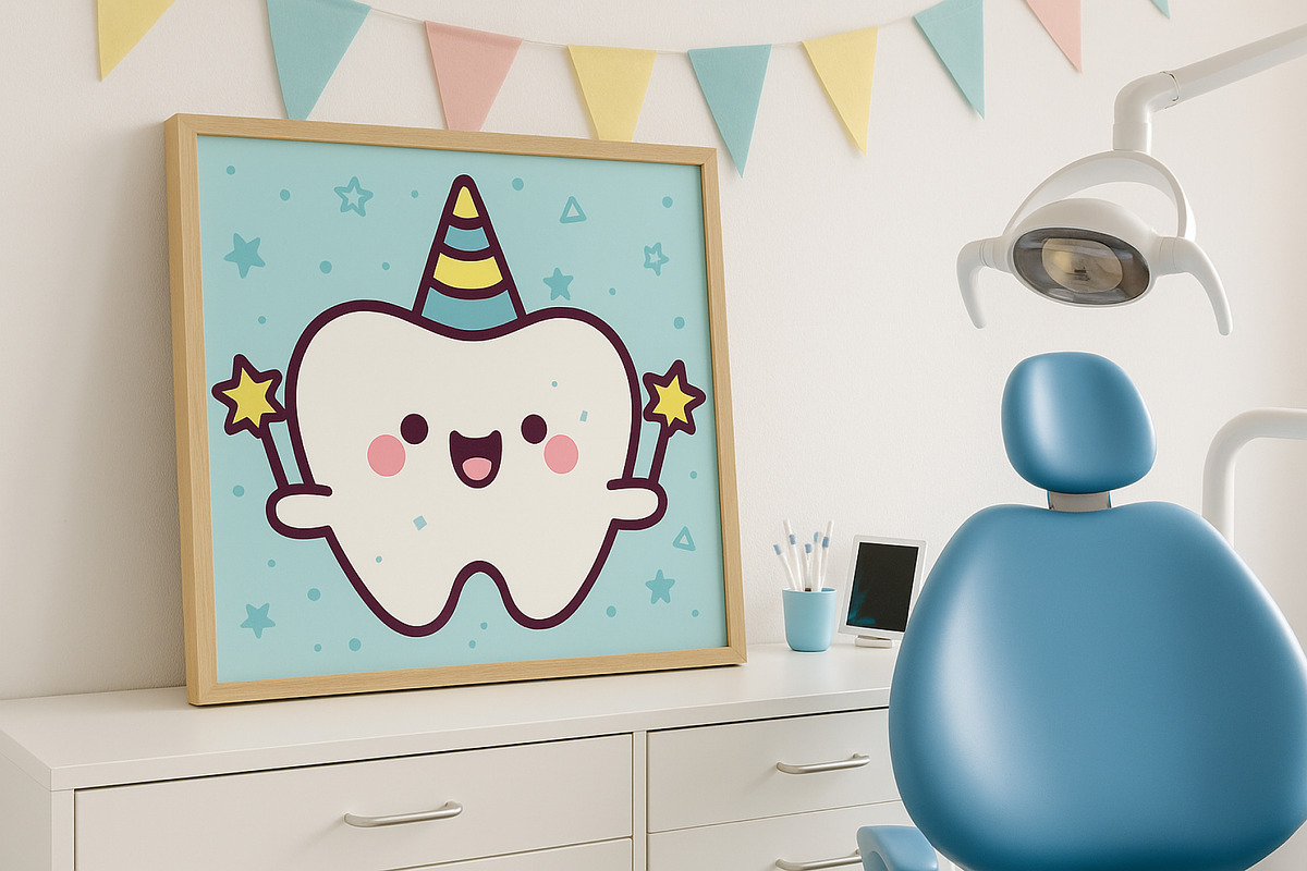 Tooth Birthday Clipart Set, a Healthcare Illustration by Palau (Photo 2 of 10)