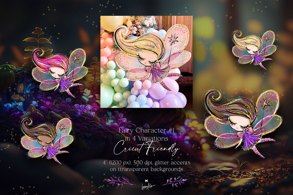 Fairies Dragon Unicorn Frog Clipart, an Animal Illustration by KaramfilaS (Photo 2 of 8)