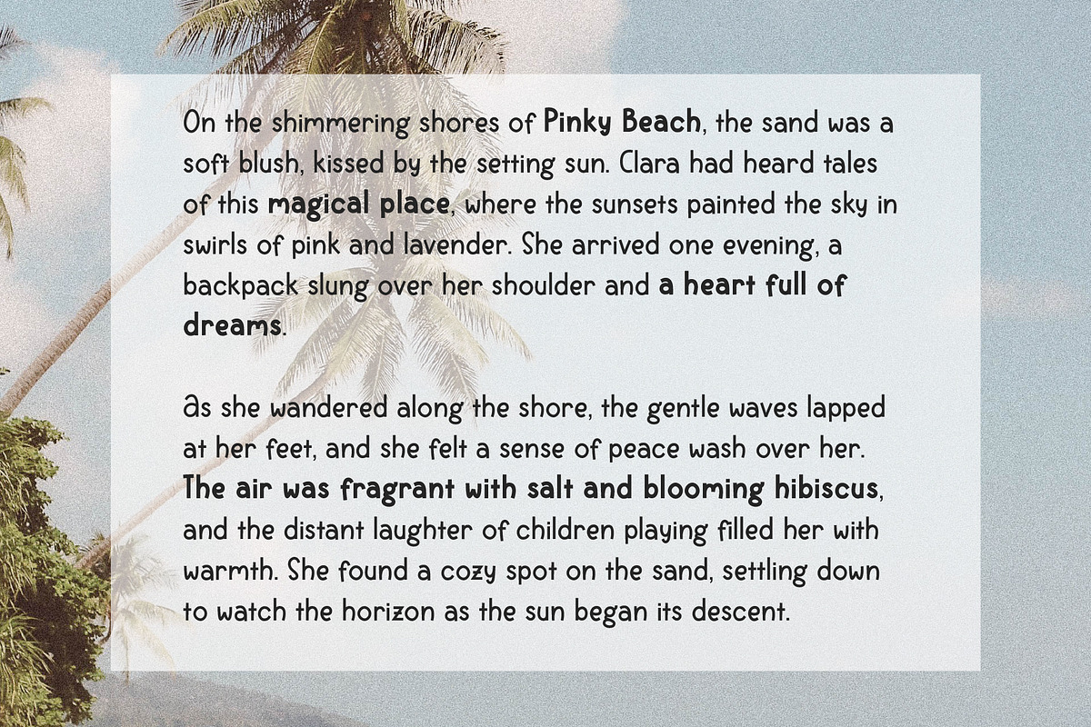 Pinky Beach - A Fun Handwritten Font, a Handwritten Font by Kaya Fonts (Photo 17 of 30)