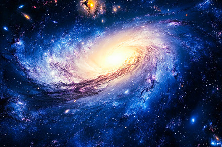 Beautiful Spiral Galaxy, a Background Photo by Ales Munt