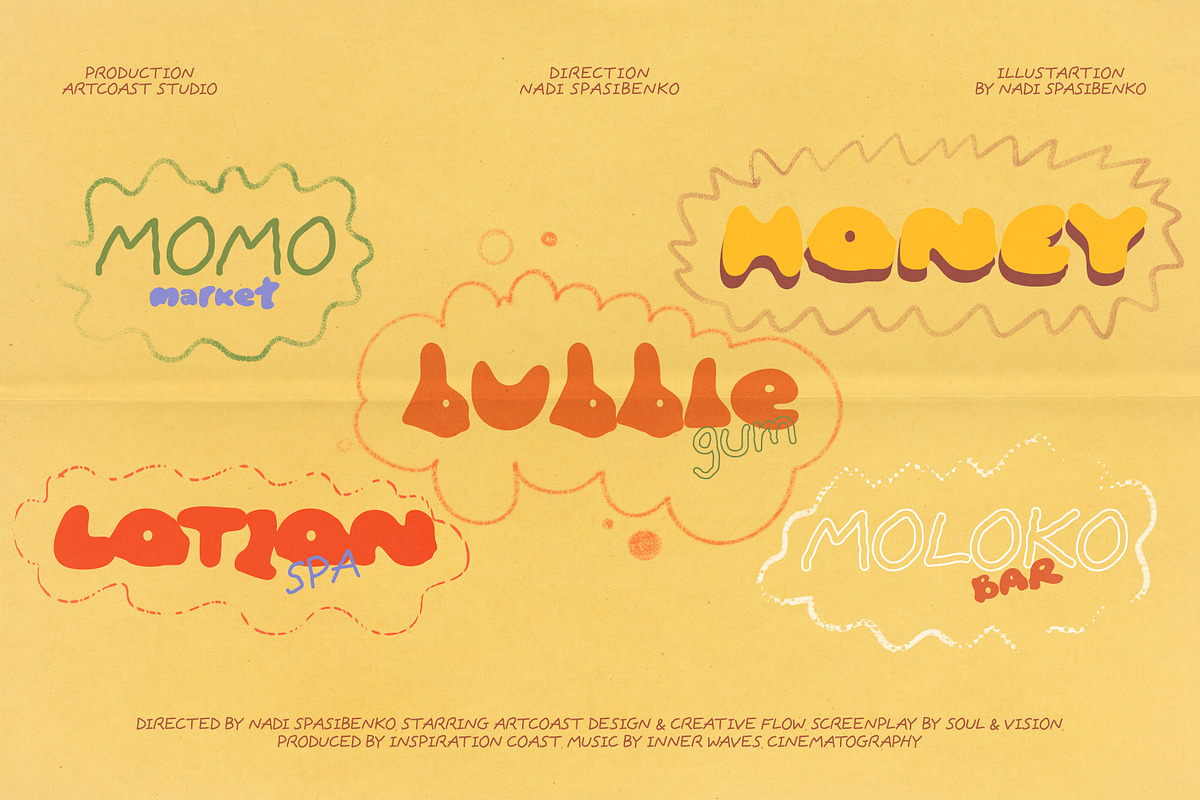 MONI MONTO – Playful Font Duo, a Handwritten Font by nadispasibenko (Photo 4 of 10)