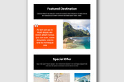 Travel Email Newsletter Layout, an UI Kit Template by MightyDesign (Thumbnail 3 of 8)