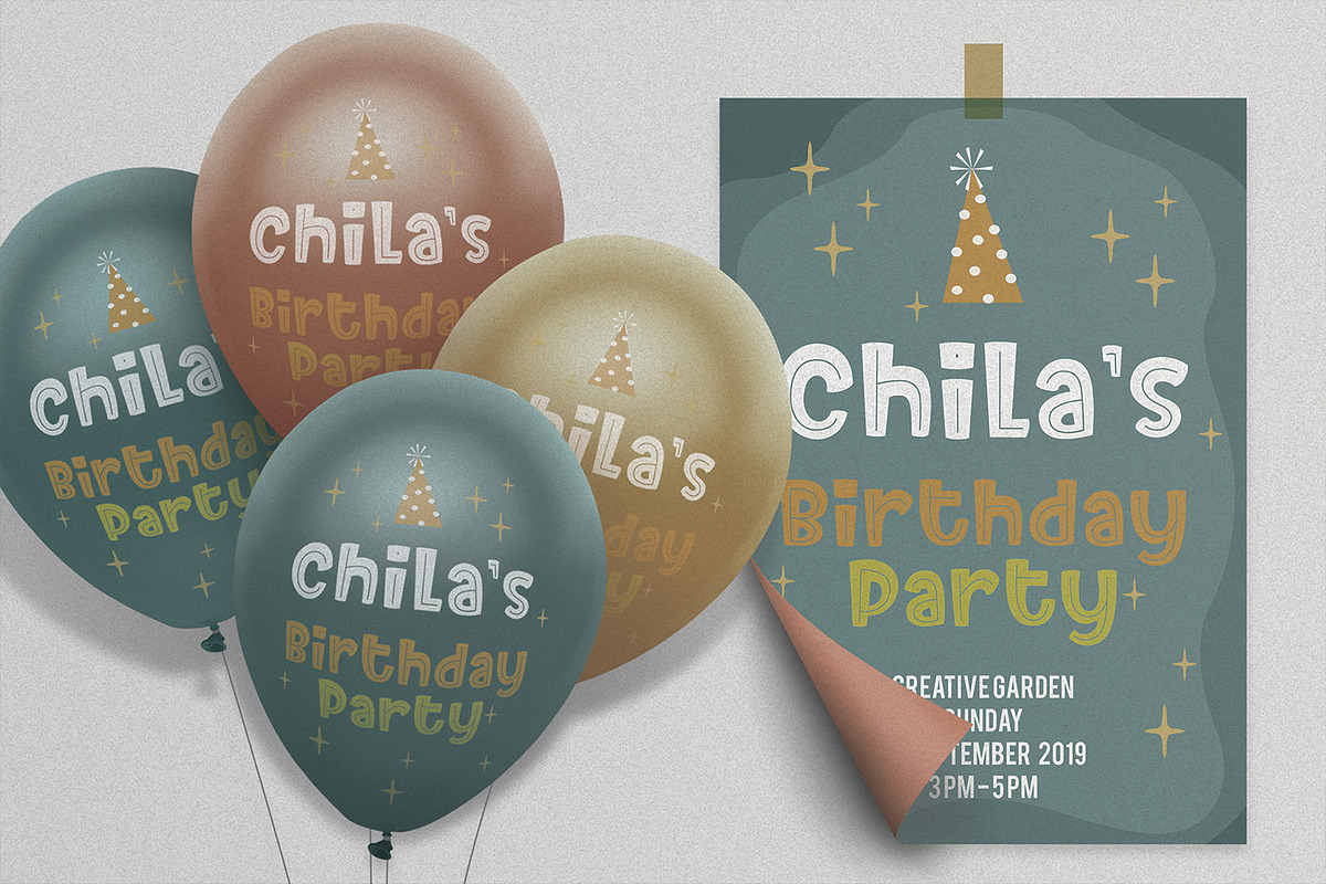 Birly ~ 2 Styles Cute Font preview 6