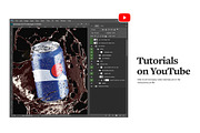 Can With Splash Slow Motion Mockup, a Product Mockup by rebrandy (Thumbnail 8 of 10)