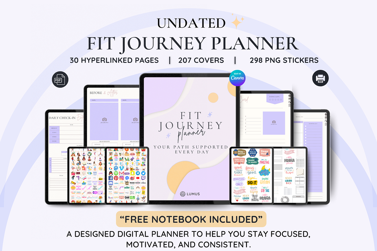 Digital fitness planner
