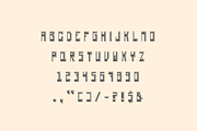 Retro Bergmask, a Sans Serif Font by 3ab2ou (Thumbnail 3 of 3)