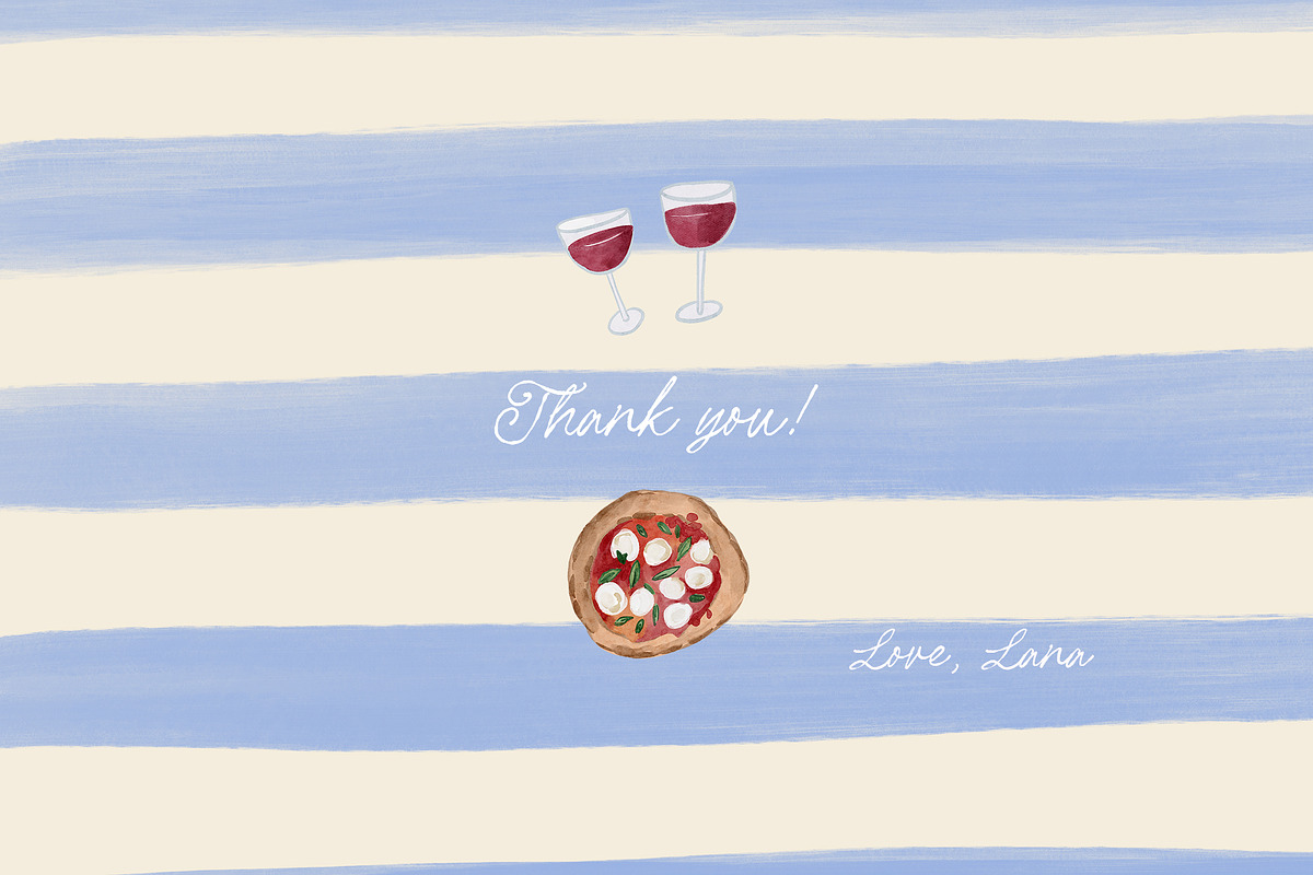 Hand-Painted Italy — Amalfi Whimsy, an Object Graphic by Lana Elanor (Photo 14 of 14)
