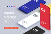 Galaxy S20 - 20 Mockups Clay Scenes, an iPhone Mockup by Asylab (Thumbnail 38 of 38)