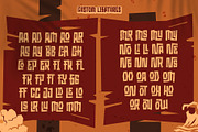 Naluka - Ethnic Font with Extras, a Font by Arterfak Project (Thumbnail 9 of 13)