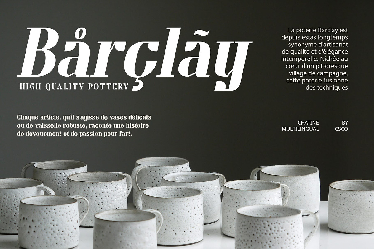 Chatine – Display Typeface, a Serif Font by Craft Supply Co. (Photo 5 of 8)