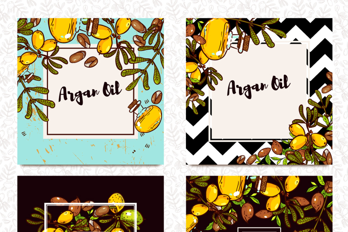 Set of banners with argan, a Flyer Template by KundolaArt (Photo 2 of 3)