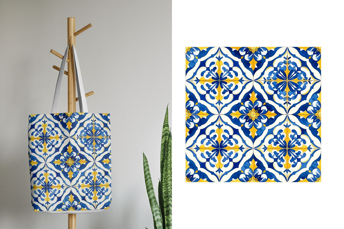 Portuguese Tiles Pattern Collection, a Pattern Graphic by Anna Design Studio (Photo 7 of 17)