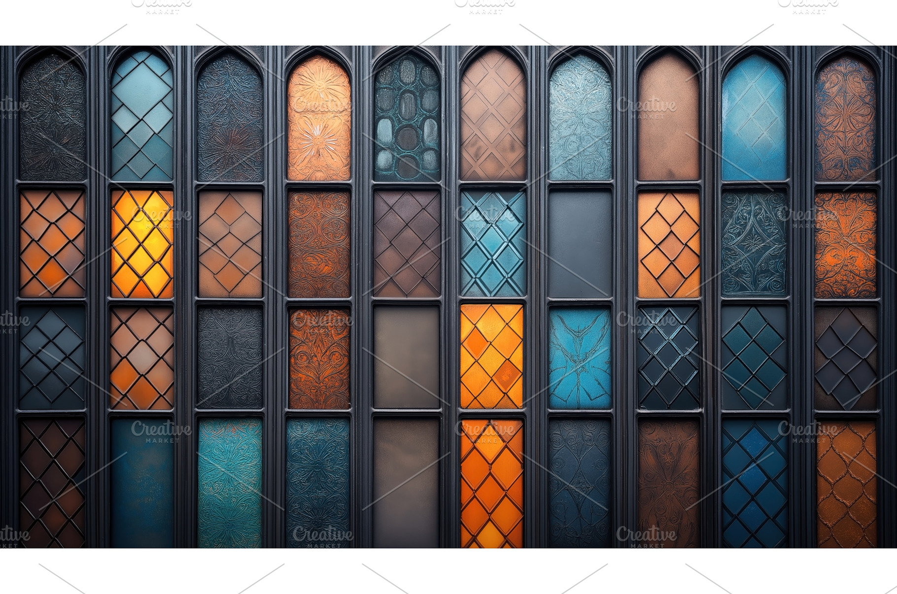 Detailed view of stained glass, a Food & Drink Photo by Sergey Kotenev