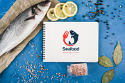 Fish & Seafood Restaurant Logo, a Branding & Logo Template by YUDesignStore (Thumbnail 5 of 7)