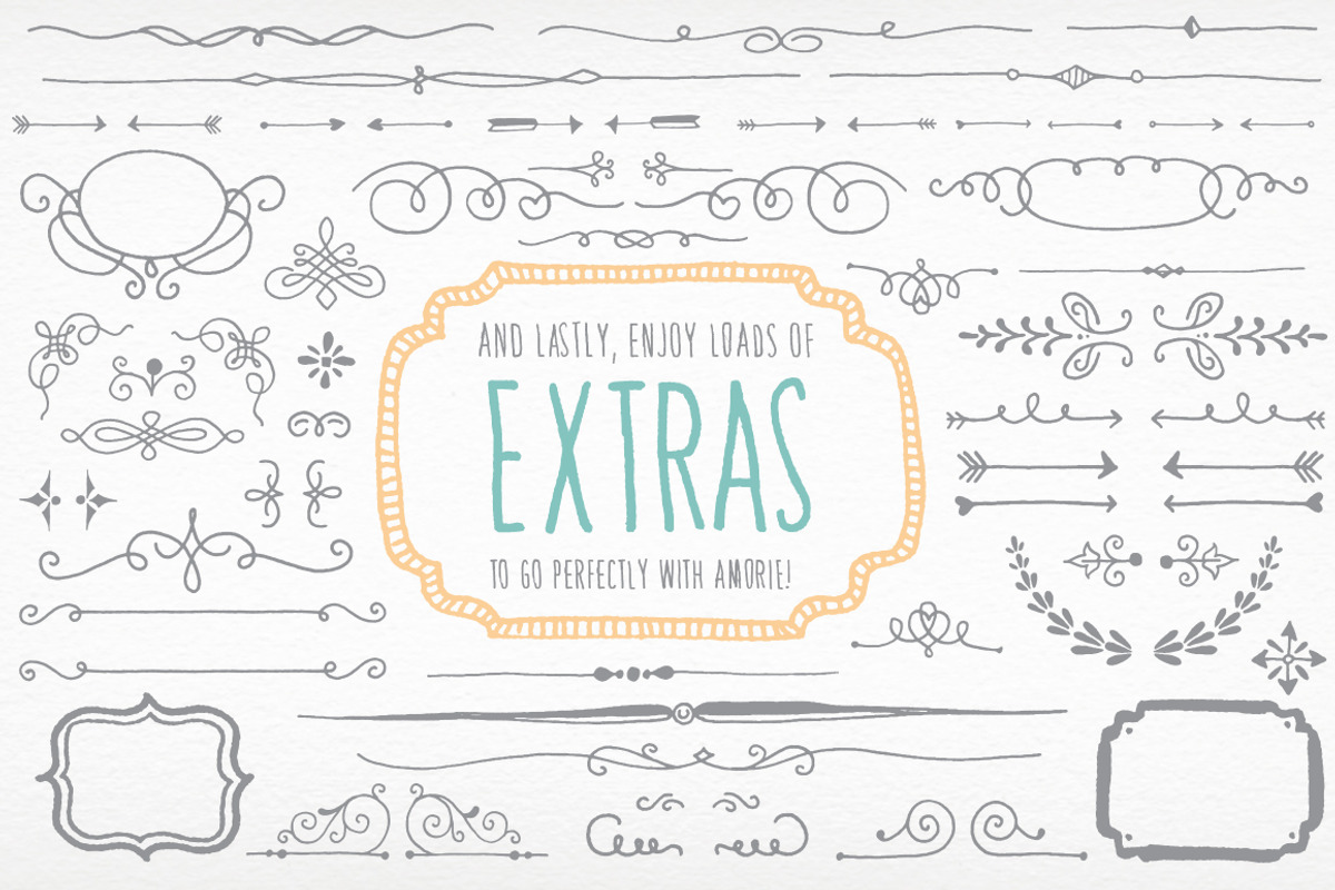 Amorie Whole Font Family 50% OFF preview 5