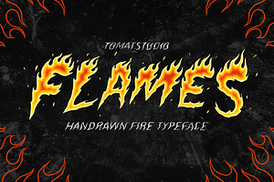 Fire Font Flames Font