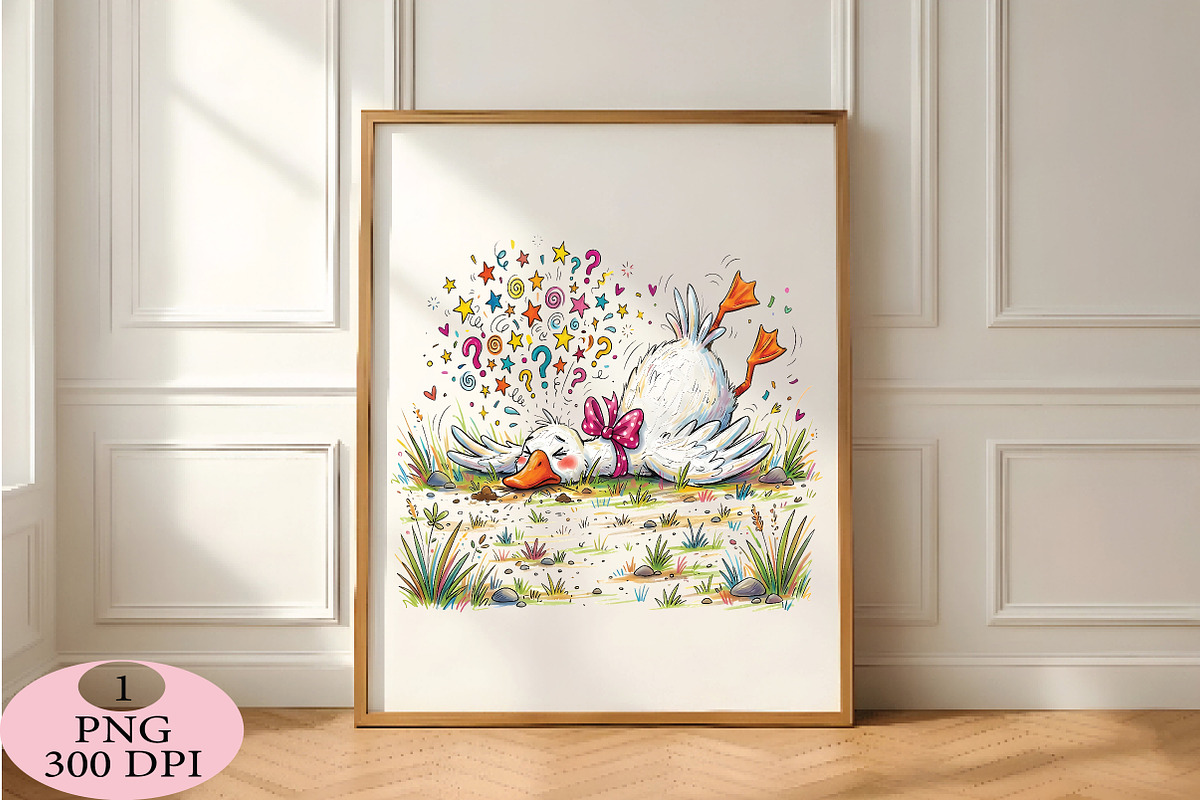 Funny Clumsy Goose PNG, a Seasonal Illustration by Daily.Designs (Photo 5 of 5)
