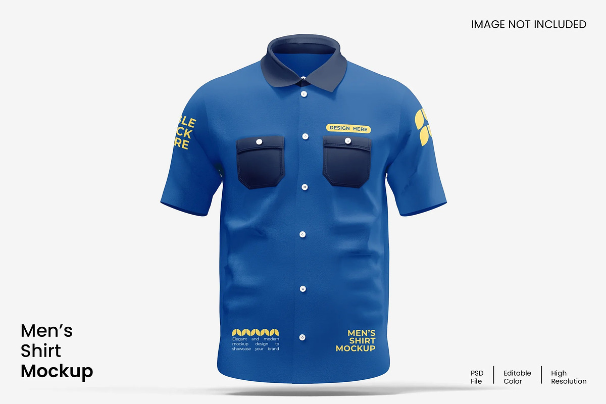 Men’s Shirt Mockup, a Household Mockup by renderstockmarket