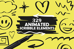 Animated Scribble Elements, a Templates & Theme by alexdndz