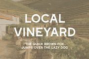 Local Vineyard Font, a Font by olinevod (Thumbnail 1 of 3)