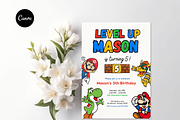 Super Mario Birthday Invitation, an Invitation Template by heynomi (Thumbnail 20 of 20)