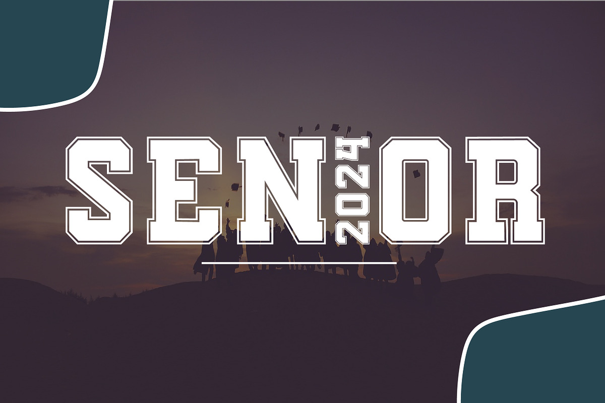 Graduation, Sports, a Slab Serif Font by Mini_World (Photo 5 of 6)