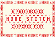 HomeStitch Hand Crafted Font, a Sans Serif Font by Madeline ODonoghue Design (Thumbnail 8 of 8)