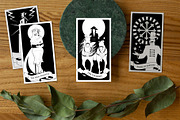 Tarot Black and White. 78 cards, an Illustration by La Inspiratriz (Thumbnail 6 of 9)