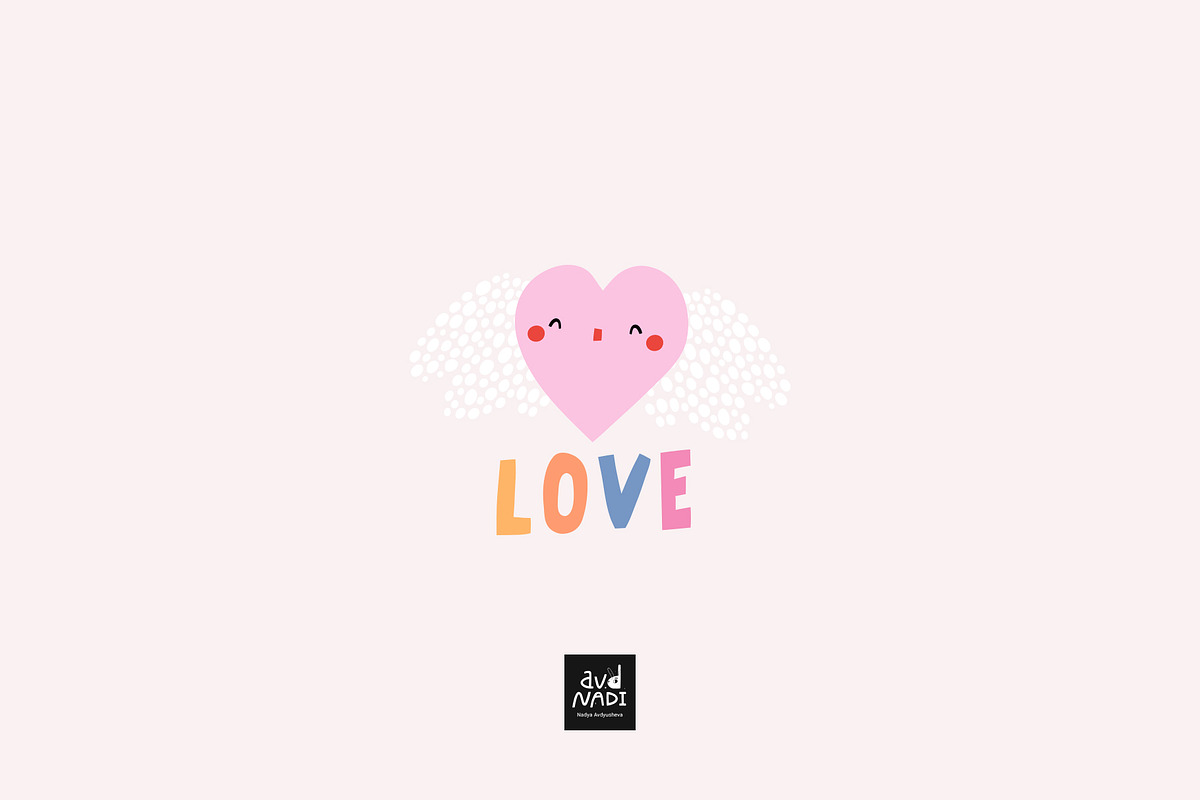 IN LOVE : cute clipart collection, a Person Illustration by avdnadi (Photo 9 of 9)