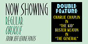 Now Showing JNL, a Font by Jeff Levine Fonts (Thumbnail 1 of 5)