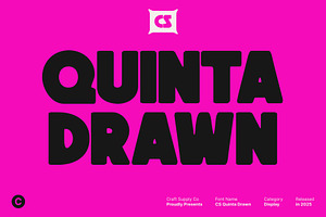 CS Quinta Drawn, a Sans Serif Font by Craft Supply Co.