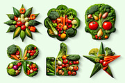 Vegetables Font, a Sans Serif Font by Handmadefont (Thumbnail 11 of 16)