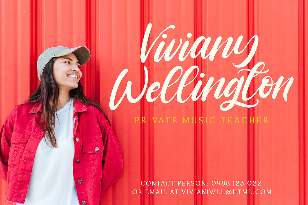 Vagnotie - Modern Brush Font preview 6