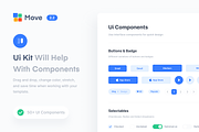Move - Multipurpose Template, an UI Kit Template by Uiscore Marketplace (Thumbnail 5 of 9)