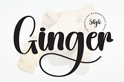 Ginger | Script Font, a Handwritten Font by Scratchones (Thumbnail 1 of 9)
