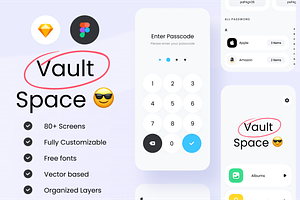 Vault app UI Kit