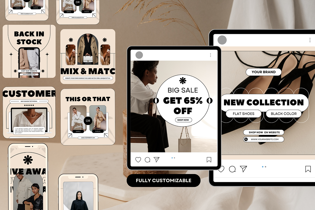 120 Fashion Instagram Template, a Social Media Template by Branding Victory STD (Photo 8 of 10)