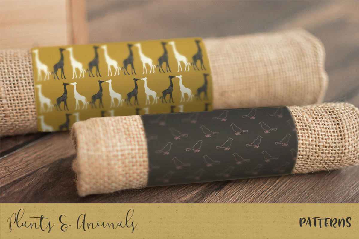 Plants And Animals patterns preview 6