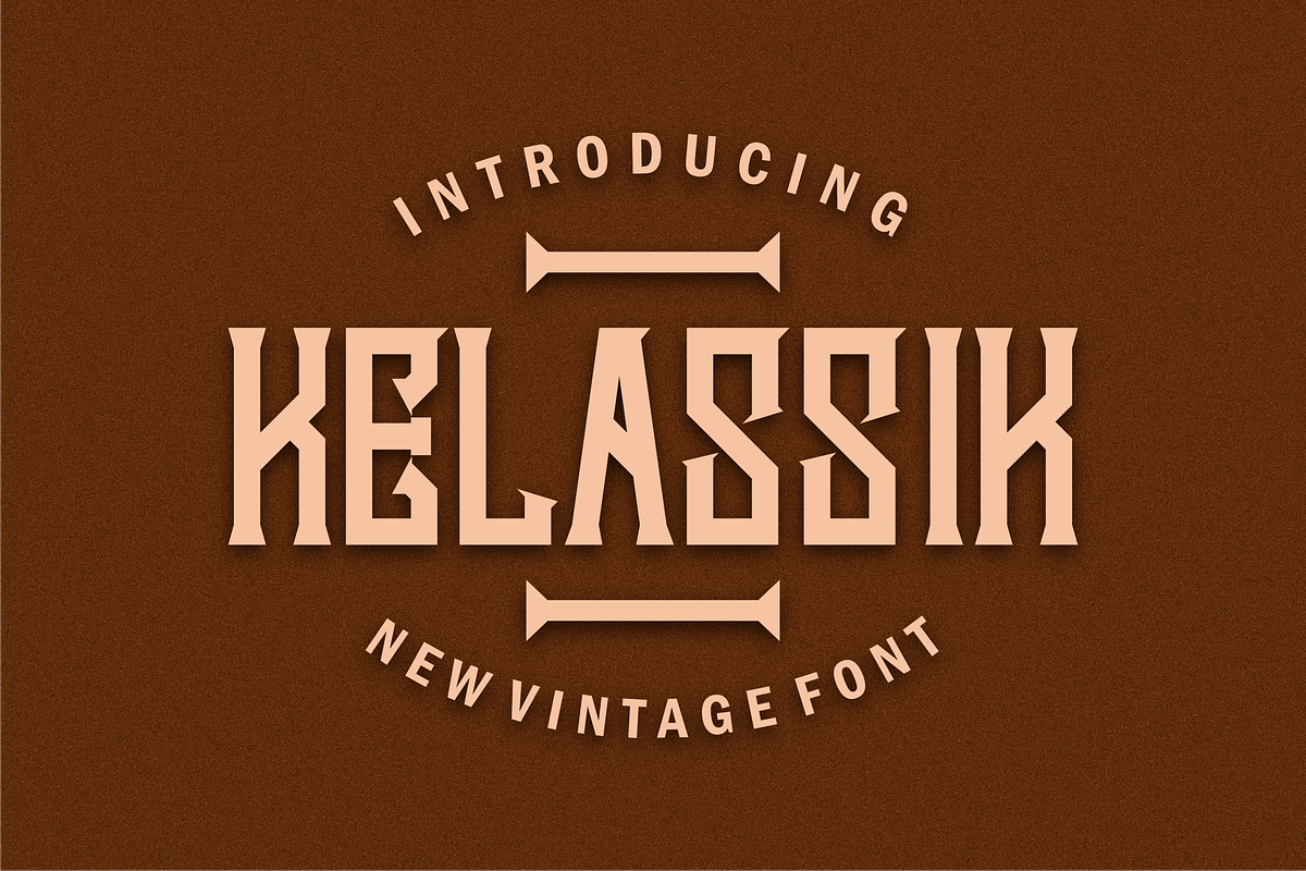Kelassik font, a Serif Font by VectorCraft (Photo 1 of 4)