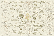 Nautical illustrations set, a Decorative Illustration by ArtOwl (Thumbnail 2 of 4)