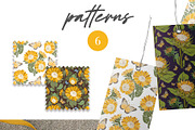 Sunflowers - Graphic & Patterns, an Illustration by Alina Sh (Thumbnail 3 of 5)