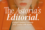 The Astoria's Editorial Serif, a Serif Font by CarmineType (Thumbnail 1 of 26)