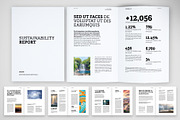 Minimalist Sustainability Report, a Design Template by McLittle Stock (Thumbnail 1 of 5)