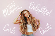 Peachy & Pure - Typeface, a Script Font by Layerform Design Co. (Thumbnail 2 of 6)