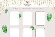 FLAMINGO PARADISE watercolor set, an Illustration by Natali Smolova (Thumbnail 5 of 11)