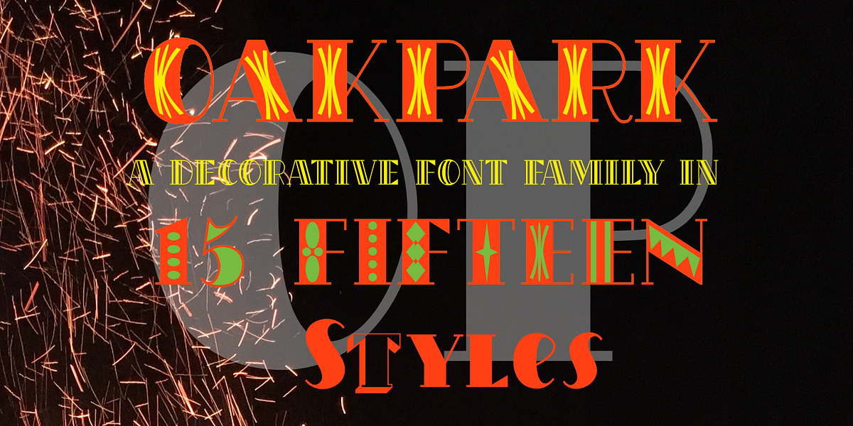 OakPark, a Handwritten Font by Ingrimayne Type (Photo 1 of 9)