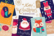 BEST CHRISTMAS BUNDLE 16 PRODUCTS, an Animal Illustration by MoleskoStudio (Thumbnail 54 of 56)