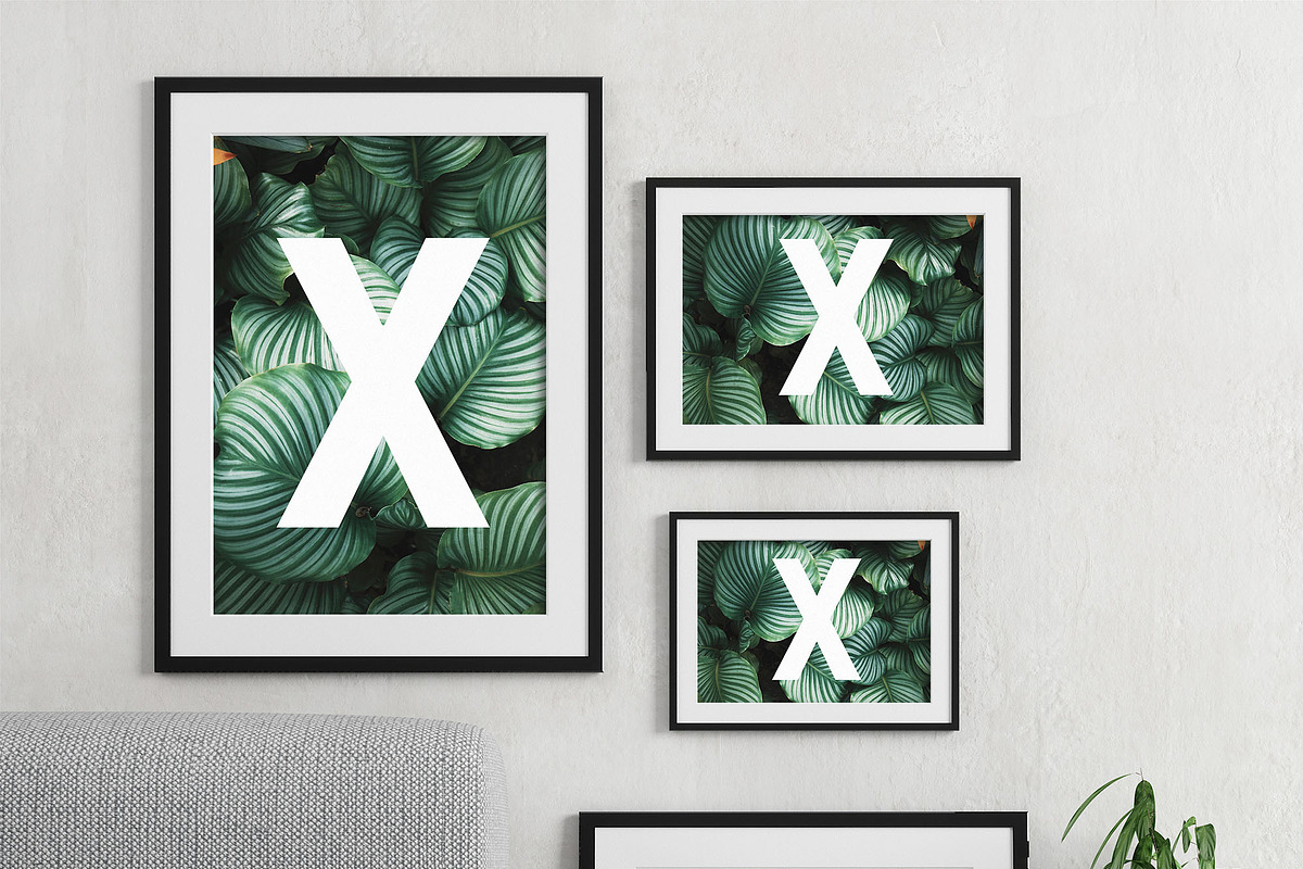 Multi Wall Frame Mockup, a Print Template by Graphictwister